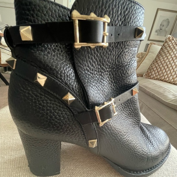 Valentino rock stud chunky heel boot - Picture 10 of 11